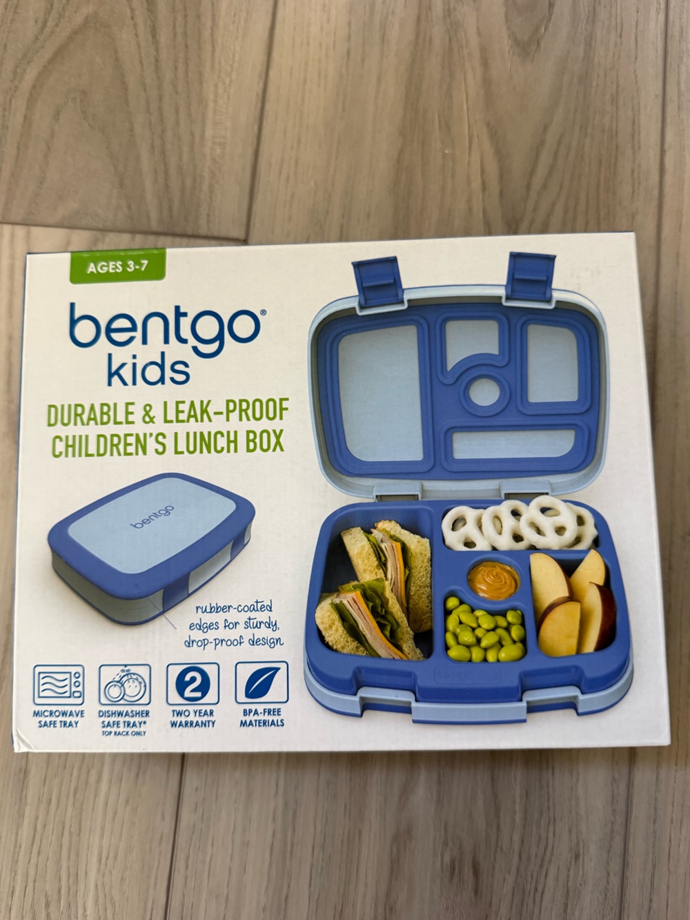 Bentgo Kids Blue Durable & Leak-Proof Children's Lunch Box